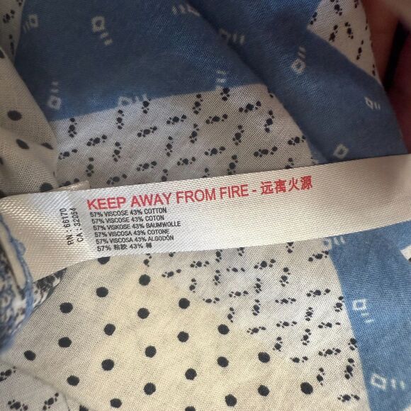 Intimately Free People Patchwork Tunic Top Blouse Women's Size XS Boho Oversize - Picture 13 of 16